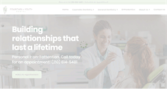Desktop Screenshot of fountainofyouthdental.com
